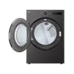 Lg SECADORA A GAS DE CARGA FRONTAL 22KG NEGRO THINQ DF74BFXS6